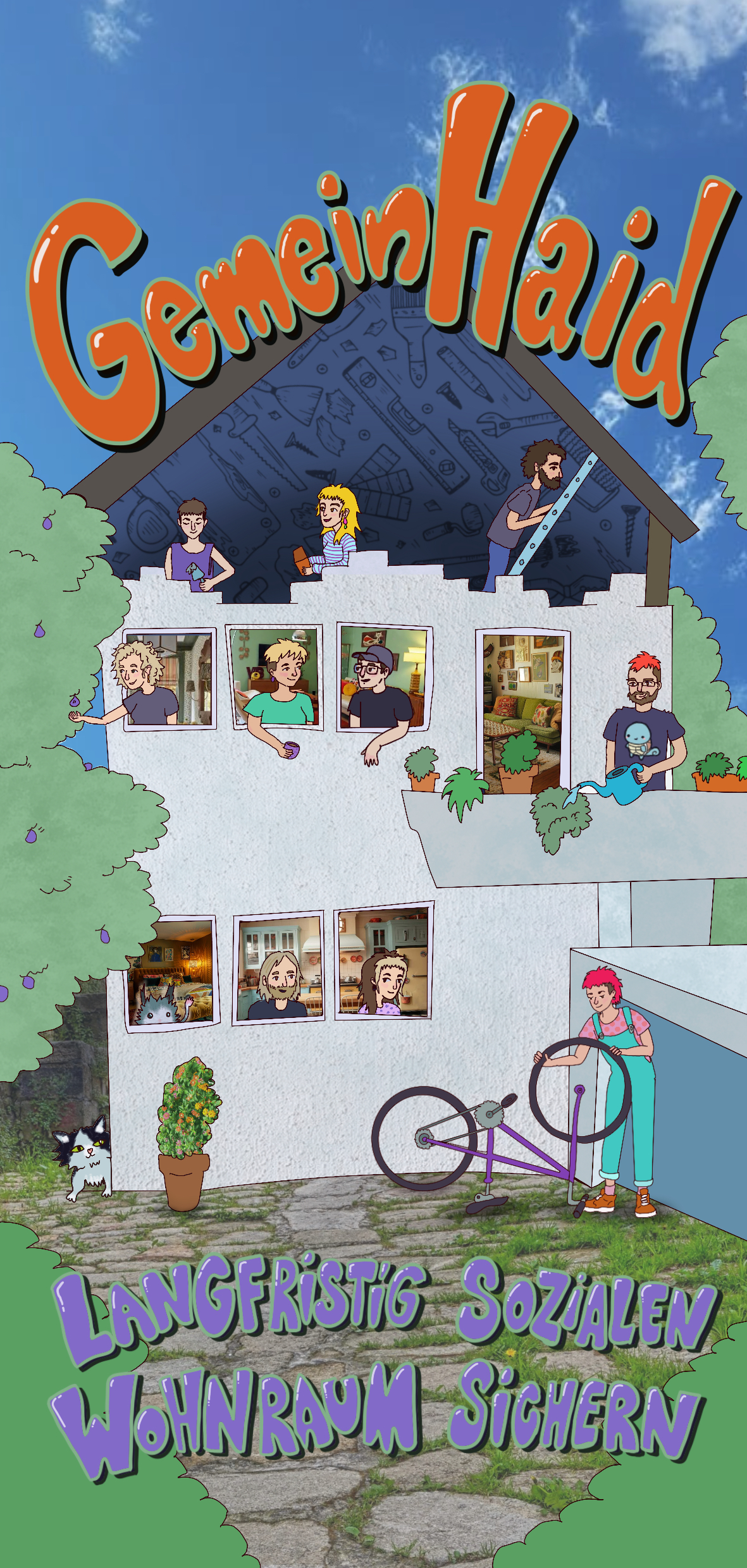 Wimmelbild der GemeinHaid